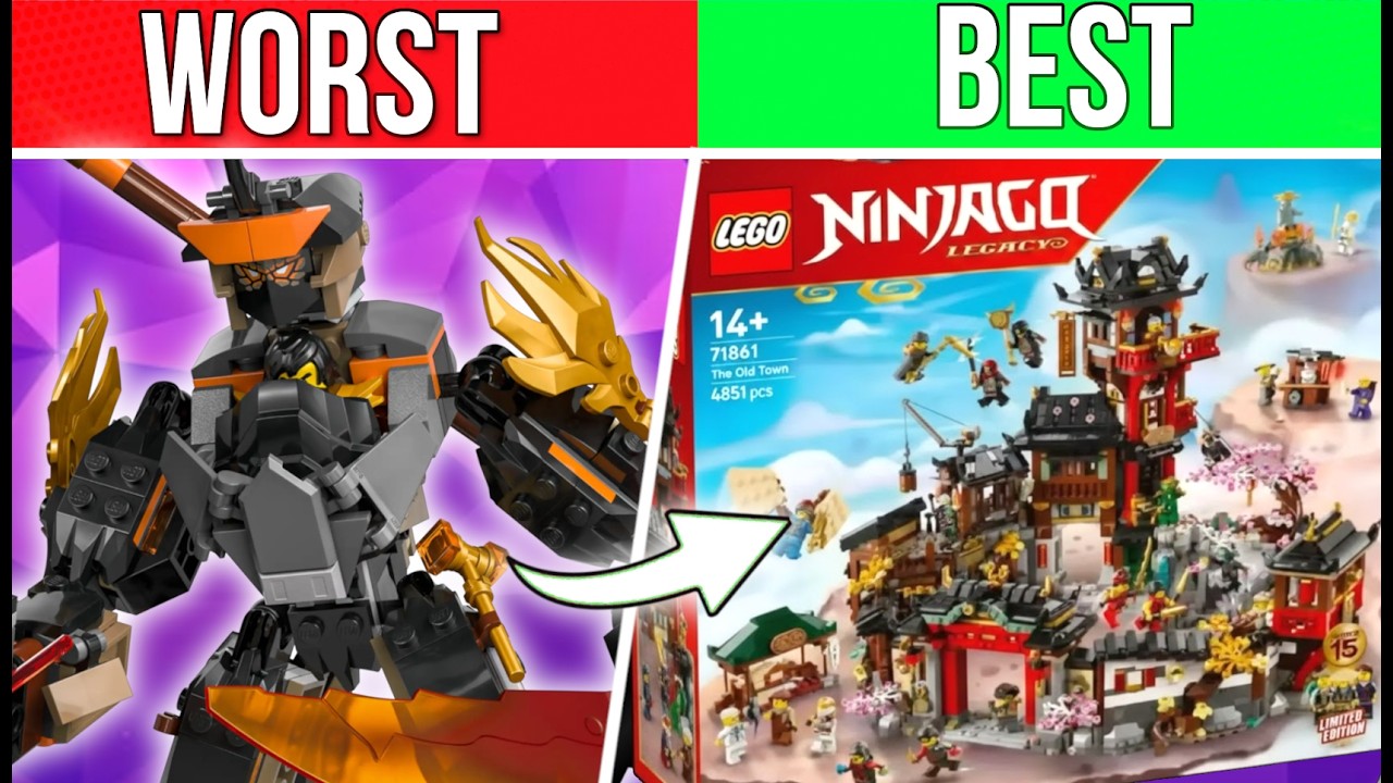 Рейтинг ВСЕХ наборов LEGO Ninjago 2026 года! | (От худшего к лучшему!)