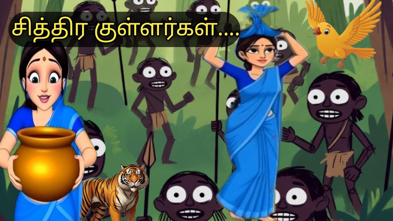 சித்திர குள்ளர்களின் சித்து|Mamiyar vs MarumagalTamil Moral Stories|Tamil Fairy Tales|meenu kutti TV