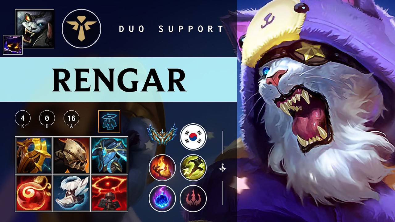 Rengar Support vs Janna - KR Challenger Patch 26.03