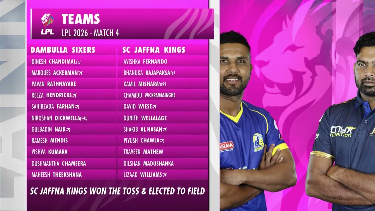 Match 04 Highlights | Dambulla Sixers vs Jaffna Kings | LPL 2026