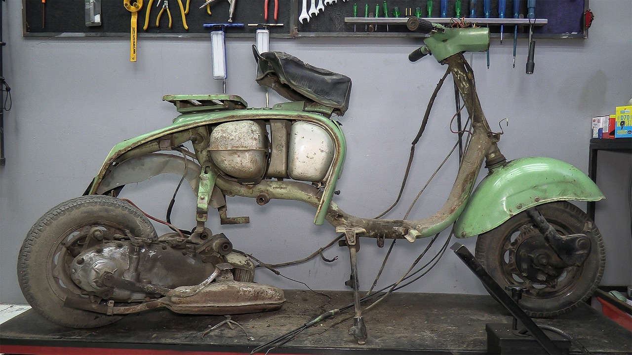 Allwyn Pushpak Reproduction Lambretta GP 150 Engine Tear Down