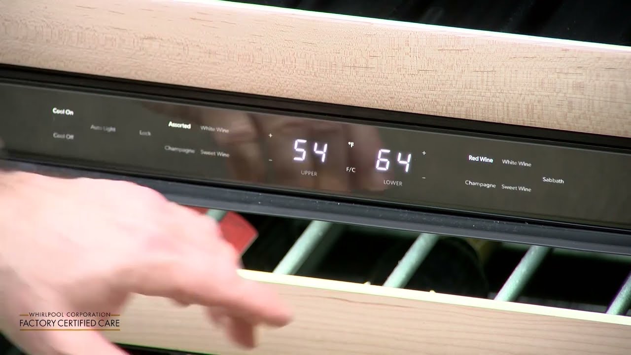How to Set Wine Cooler Temperature (Standard & Dual Zone)