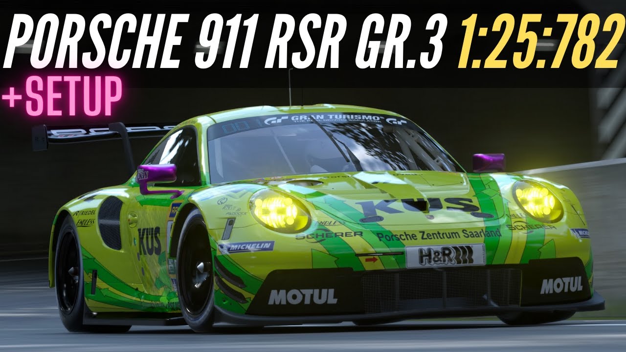 GT7: Daily Race Deep Forest Reverse | Porsche 911 RSR Gr. 3 Setup + Hotlap  [4K]