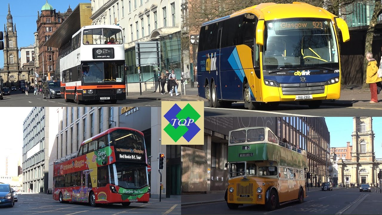 Buses in Glasgow City Centre