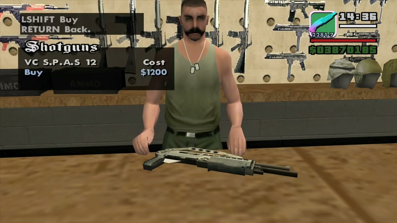 GTA Vice City Weapons Add-on 1.0b for GTA SA