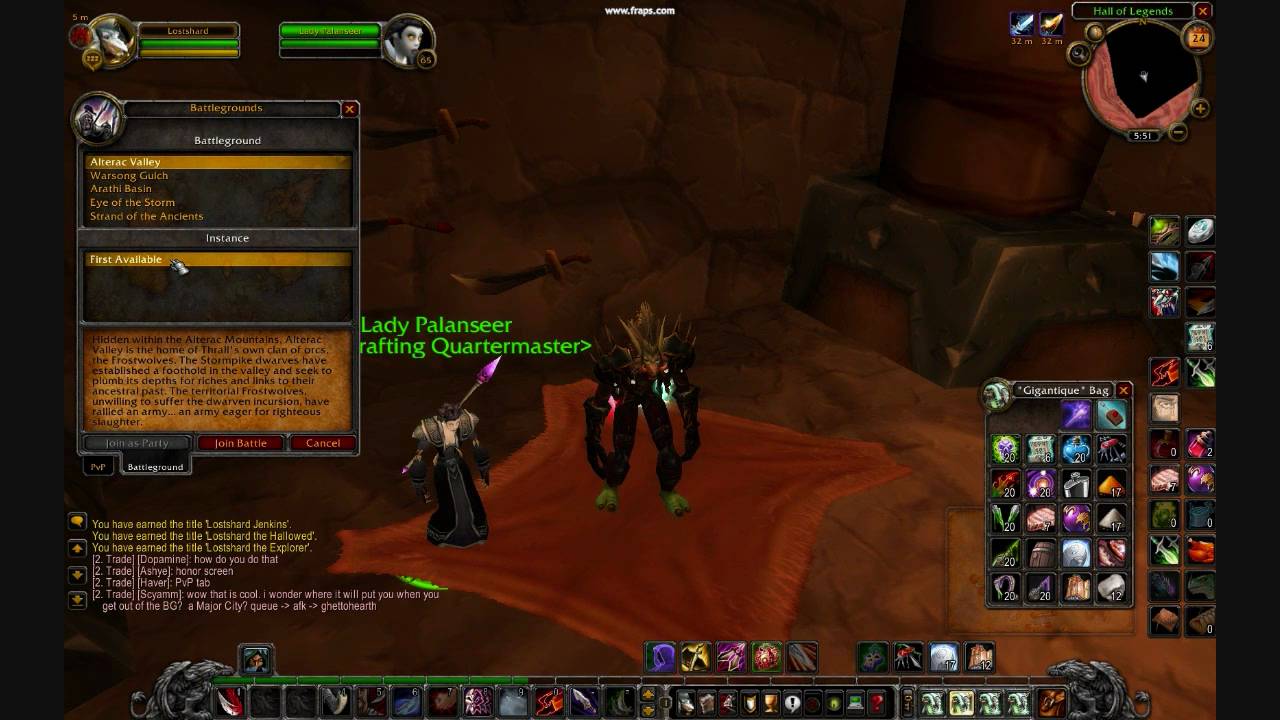 Wow 3.1 PTR (Build 9614) PVP Changes - Blue Gems & BG Queue Anywhere
