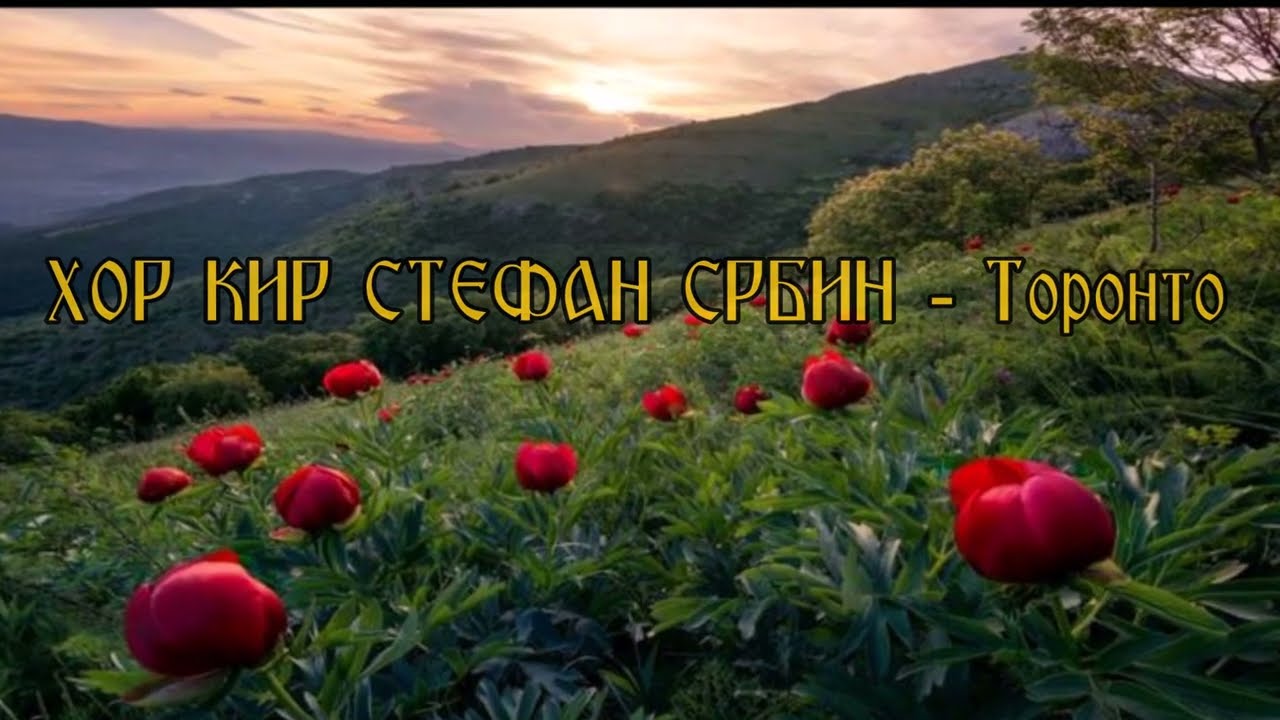 KIR STEFAN THE SERB CHOIR - Toronto - KOSOVSKI BOZURI - PEONIES OF KOSOVO