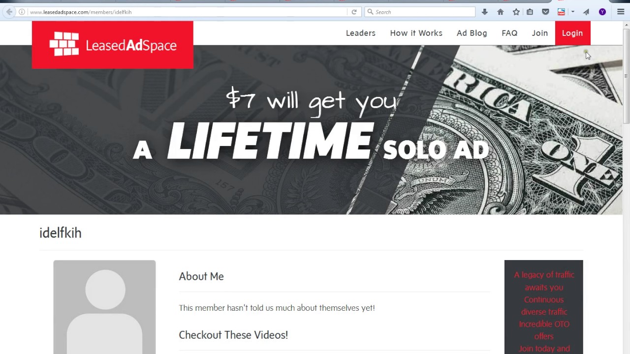 Have you filled out your Leased Ad Space profile?