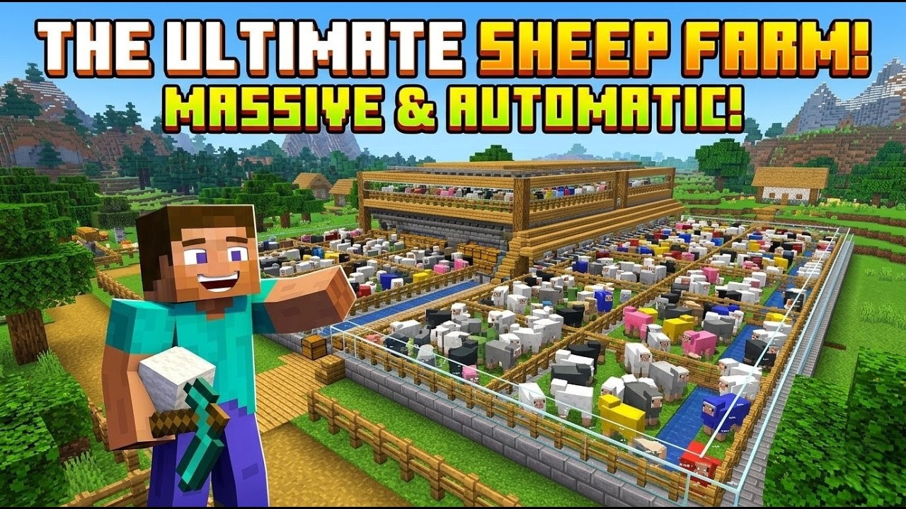 Start Your Wool Empire with This Simple Sheep Farm Minecraft #trvirus