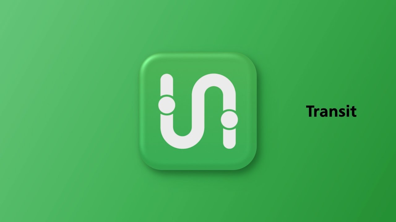 Transit transport app instructional video