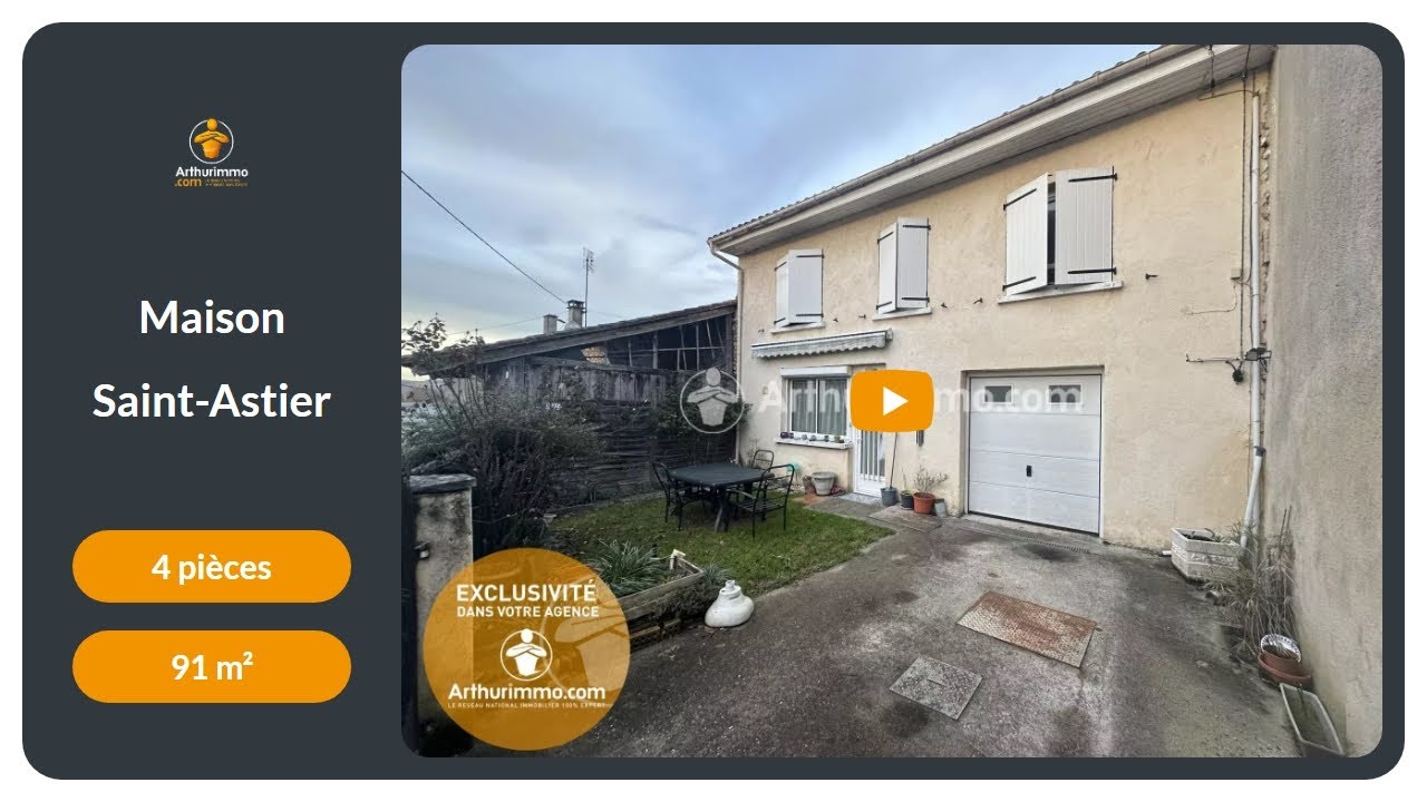 Vente Maison à SAINT-ASTIER - 108.000€