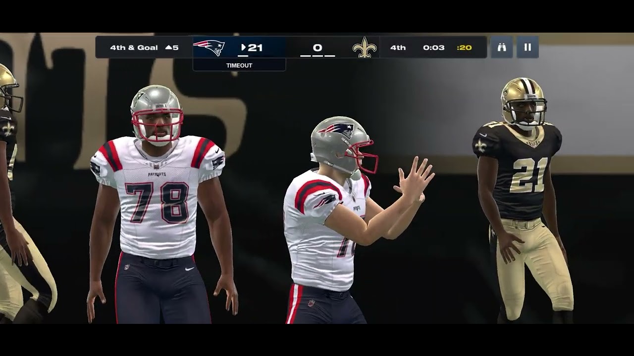 Next two games in my season with the patriots 