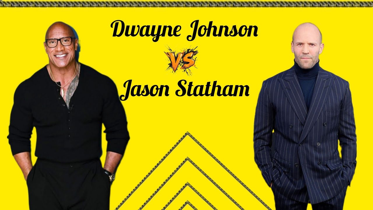 Dwayne Johnson Vs Jason Statham | Net Worth, Income, and Followers Full Comparison