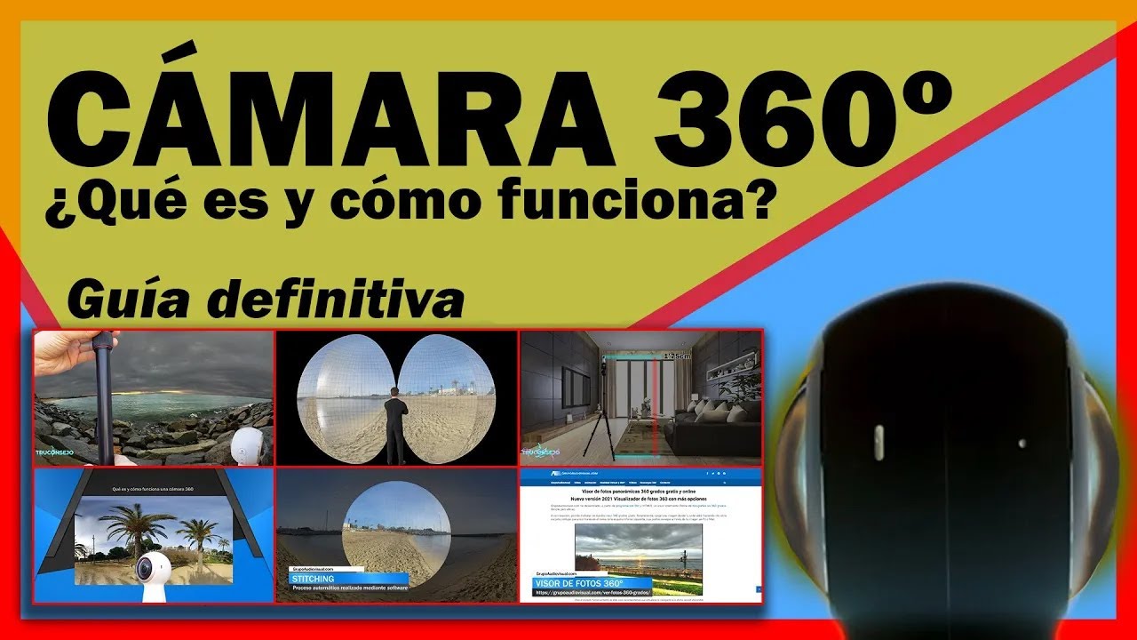 🎥 CÁMARA 360º ¿Qué es y cómo funciona una CÁMARA 360 grados? ✔️ Foto y Vídeo inmersivo + TRUCONSEJO