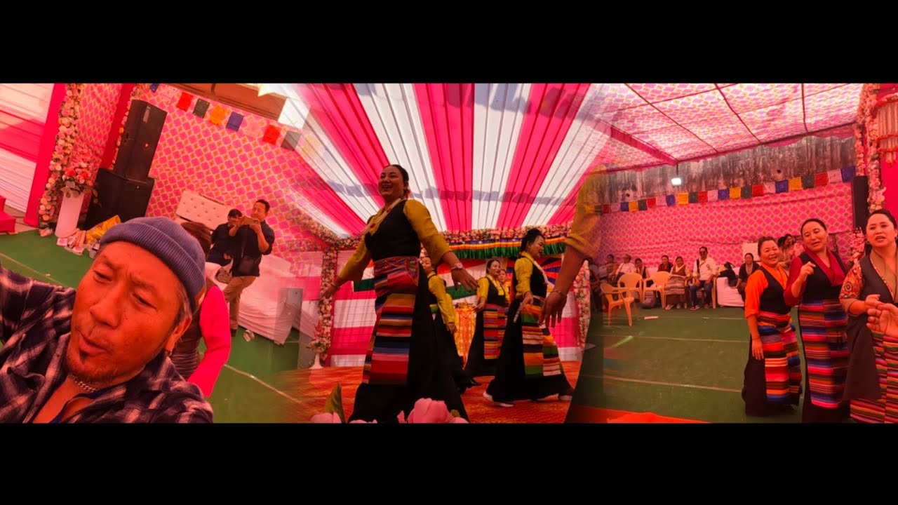 Tibetan public dance on 10 Dec 2025.
