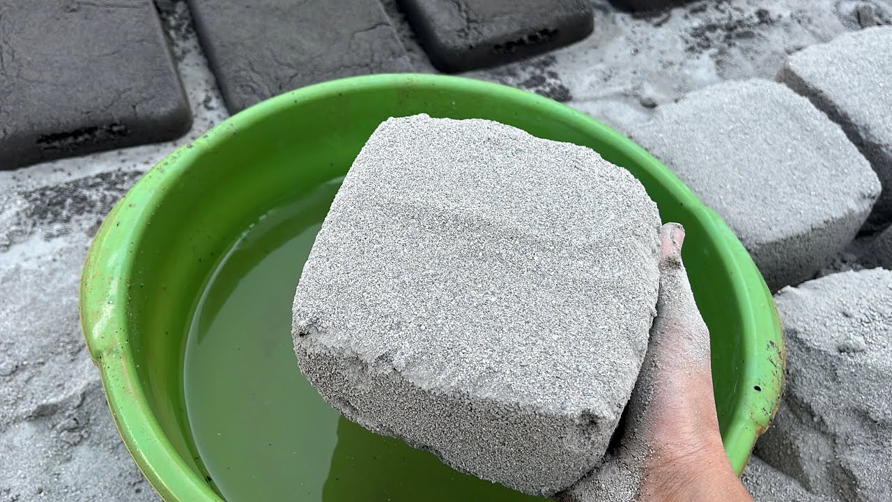New || Pure Sand Dry Floor / Water crumbling Pouring Mixing asmr #asmr #insane