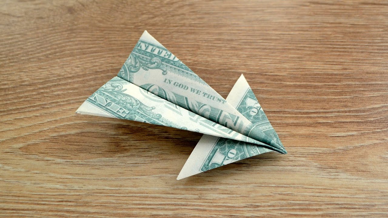 My MONEY PLANE | Easy Dollar Origami | Tutorial DIY by NProkuda