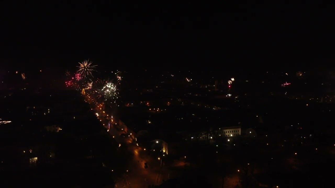 Silvester über Neuruppin 2024/25
