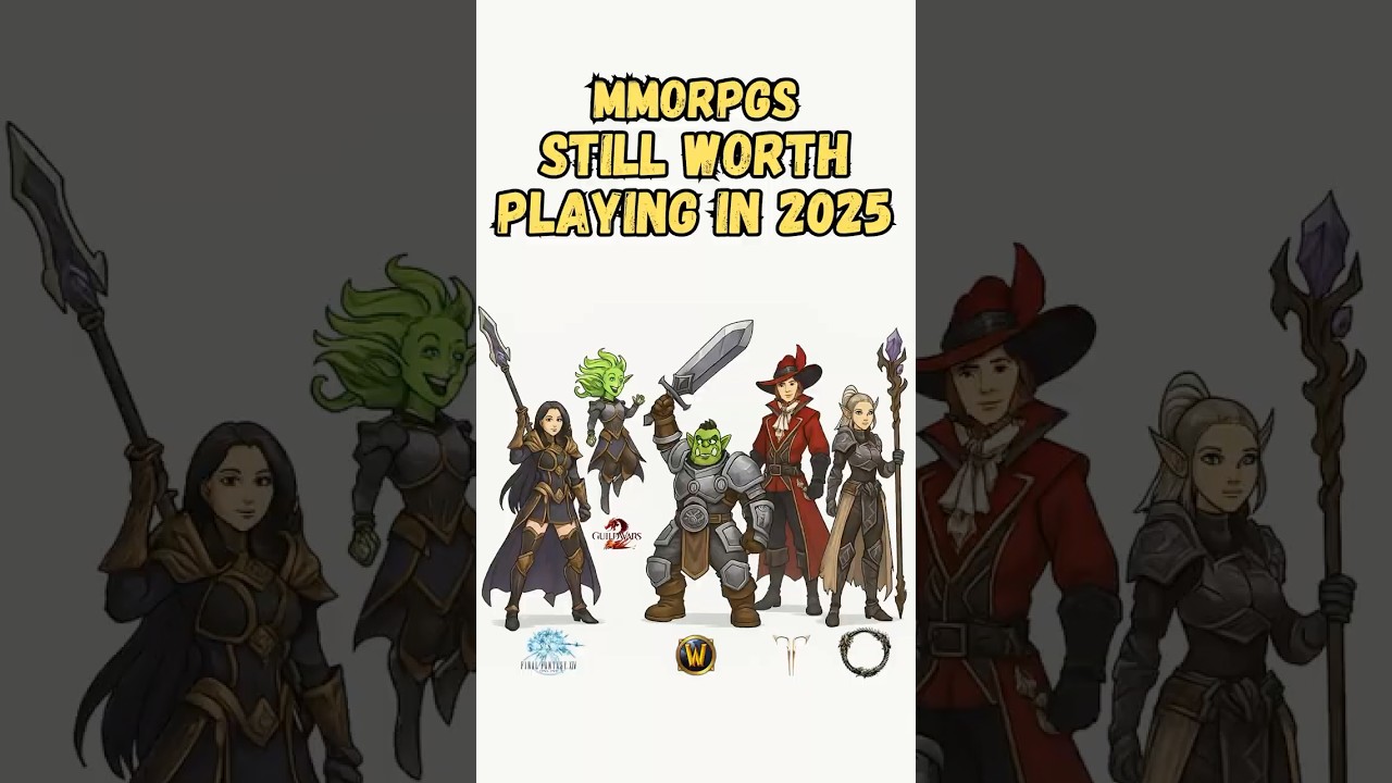 These 5 MMORPGs Are STILL Worth Playing in 2025! #gaming #shorts #funny