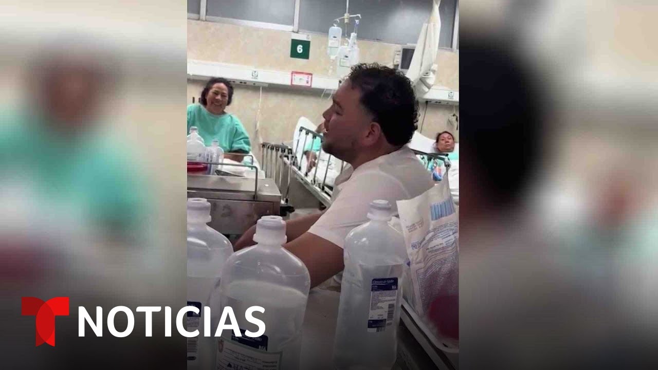 Este enfermero mexicano canta para llevar un poco de paz a urgencias | Noticias Telemundo