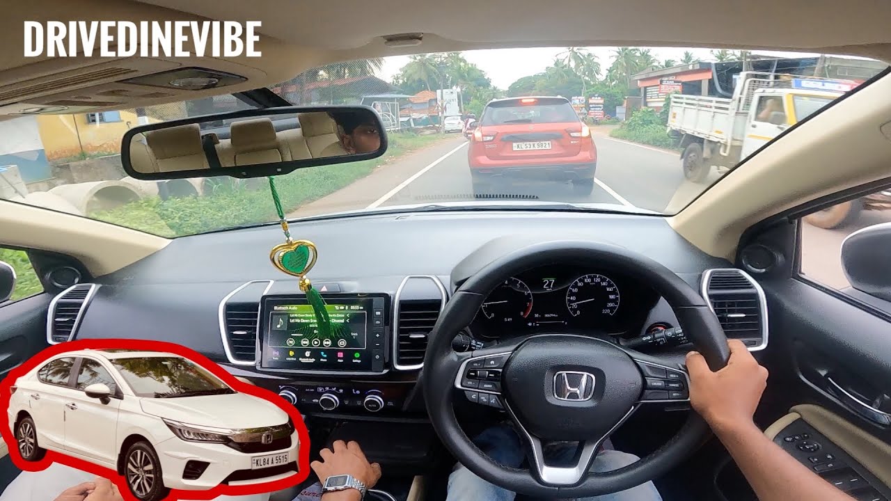 Honda city ZX MT Pov drive | asmr Test drive | DriveDineVibe