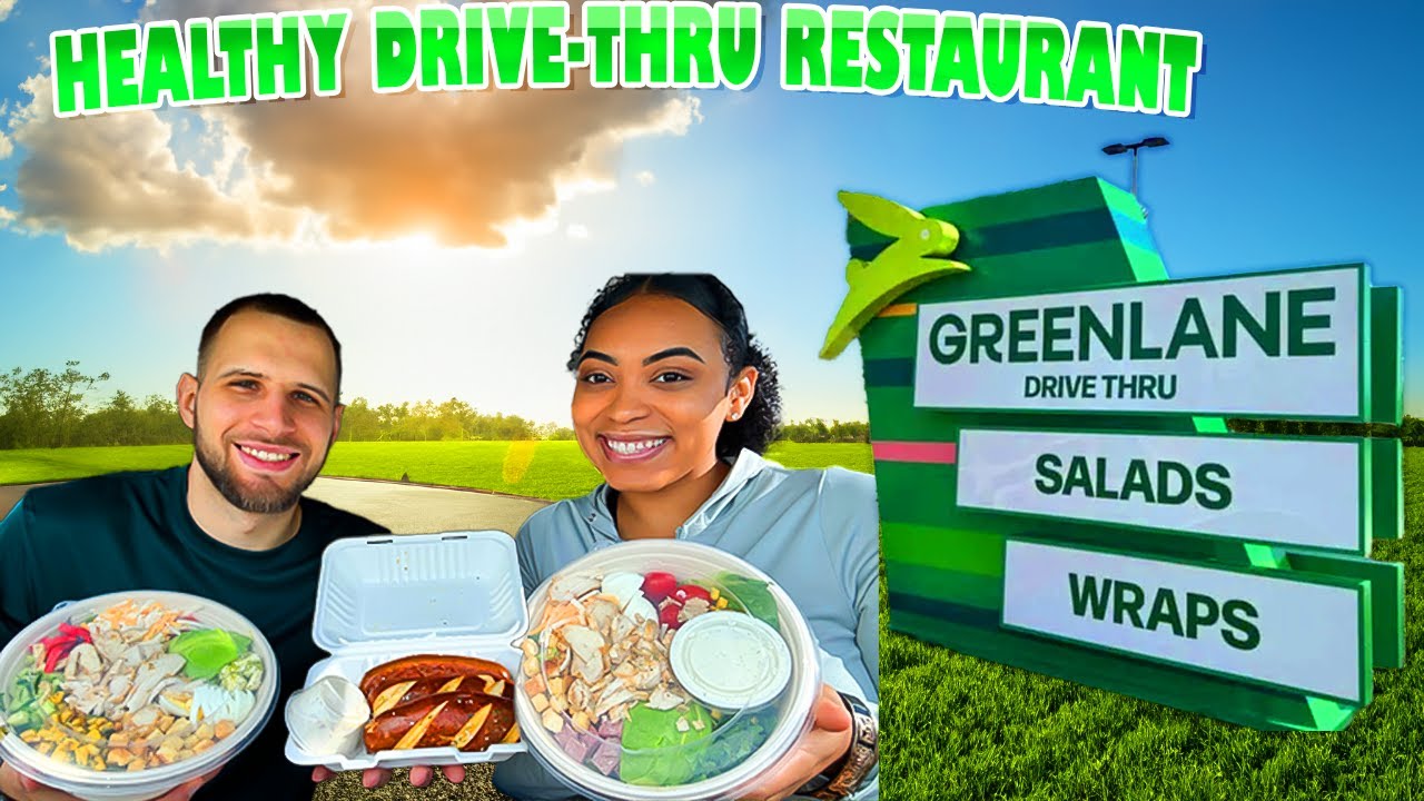 We Found A Healthy Fast Food Drive Thru!! *GREENLANE* 🥗