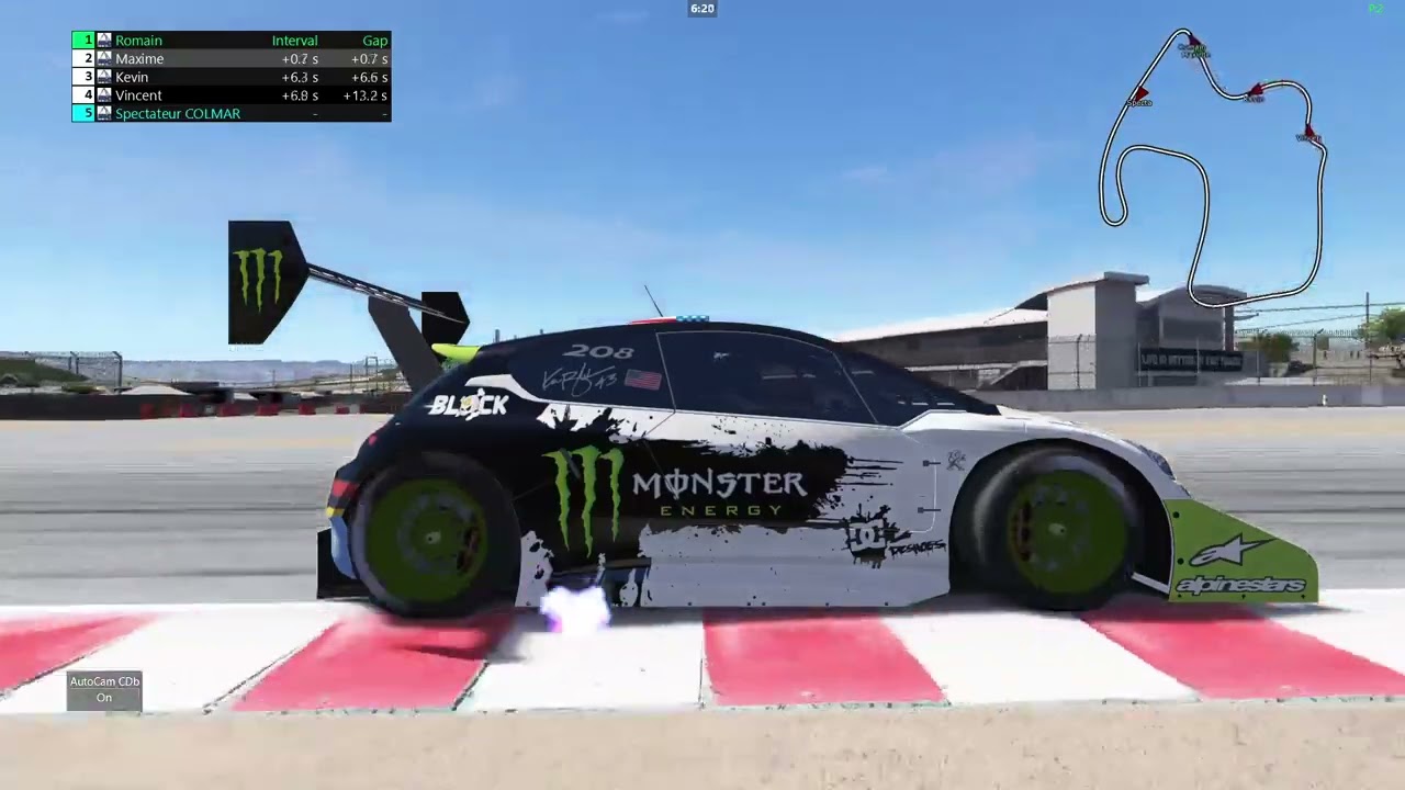 Legend Track - Session Max la menace - Course 1 - Peugeot 208 T16 - Laguna Seca