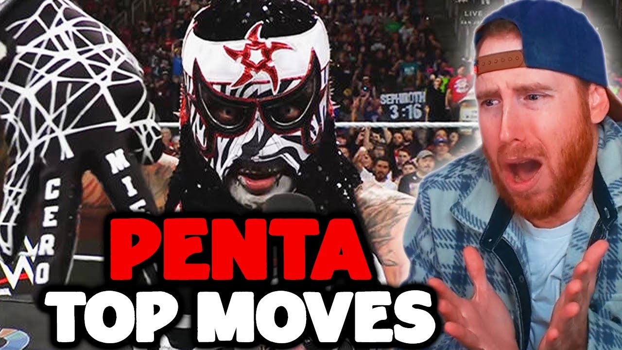 WWE PENTA СВОДИТ С УМА!!! (Лучшие приёмы)