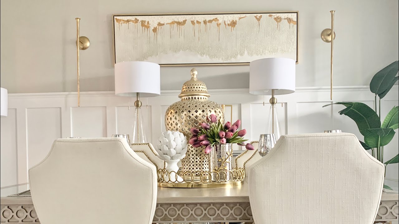 DINING ROOM DECORATING IDEAS|DINING ROOM TOUR & MAKEOVER