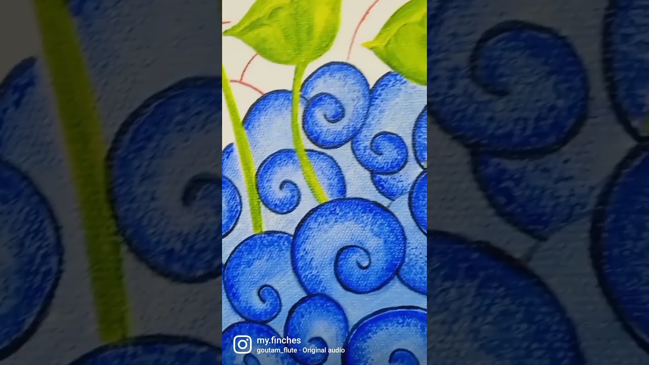 The waves-Radhakrishna mural painting-work in progress.#krishna #radhakrishna #keralamuralpainting