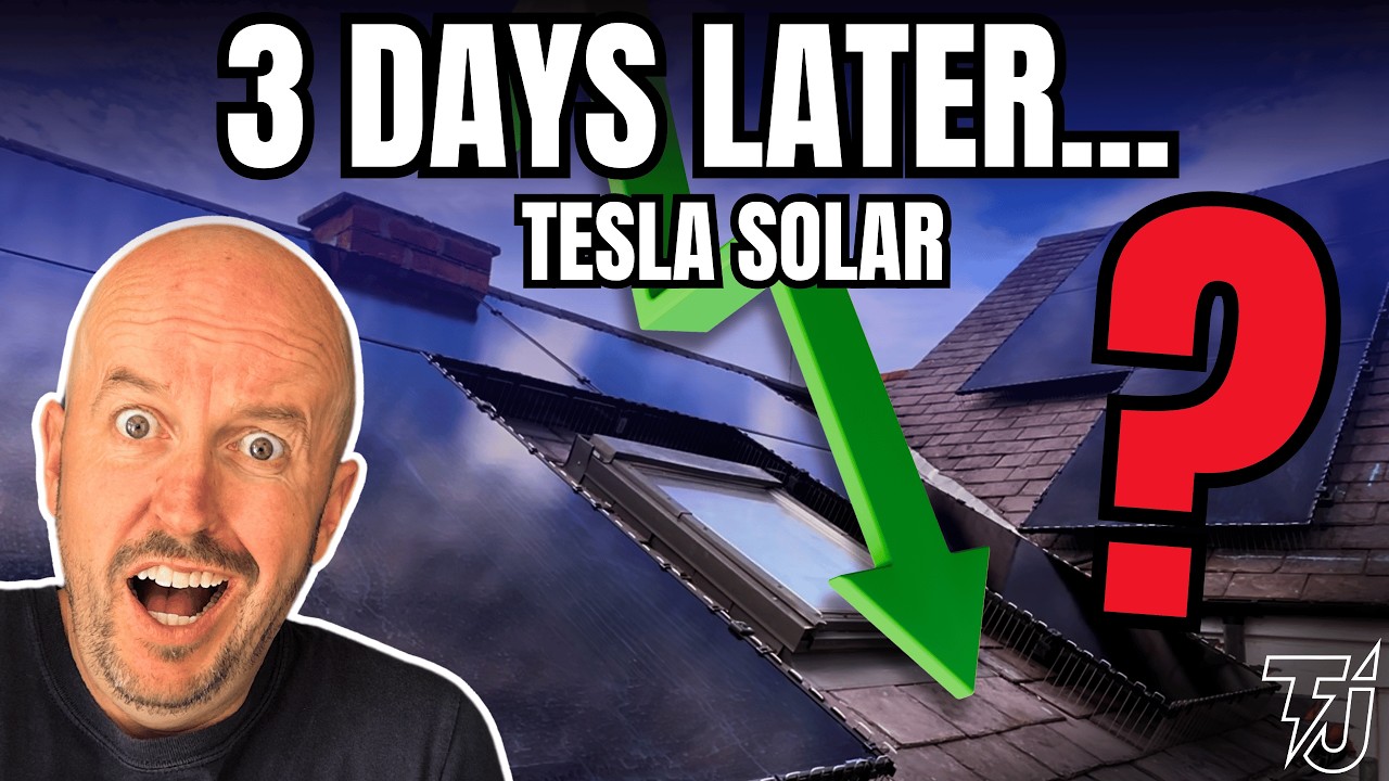 3 дня после установки солнечных панелей Tesla &mdash; я такого не ожидал!