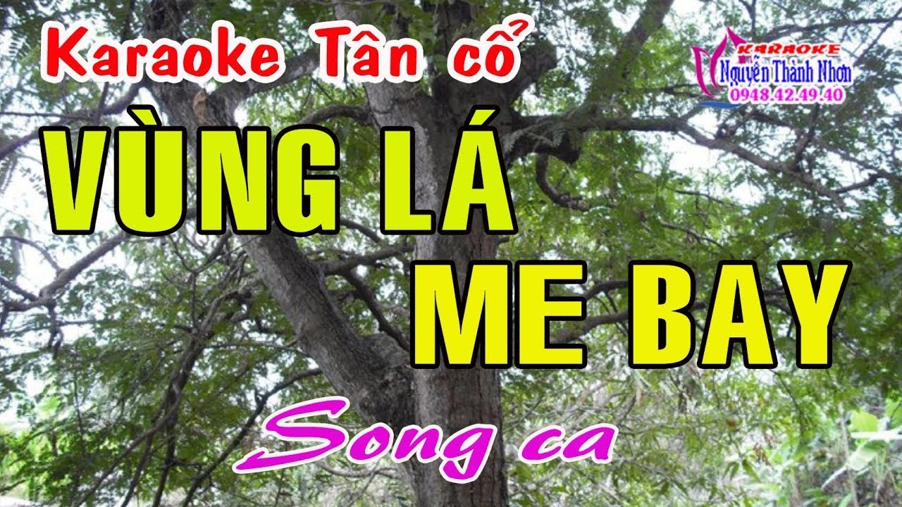 Karaoke Tân cổ VÙNG LÁ ME BAY - SONG CA