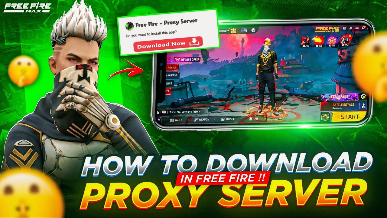 How To Download Proxy Server In Free Fire 💯😱🔥