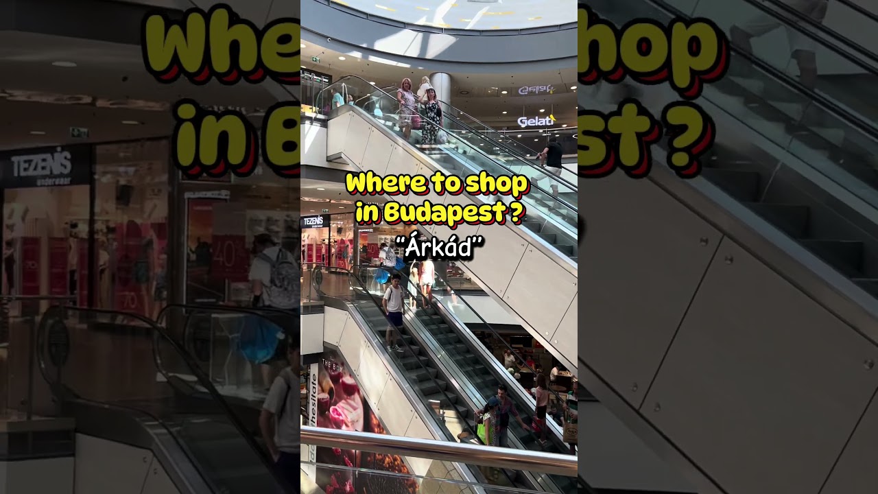 Where to shop in Budapest ? &Aacute;rk&aacute;d 🛍️ Have you been here ? 👇🏼