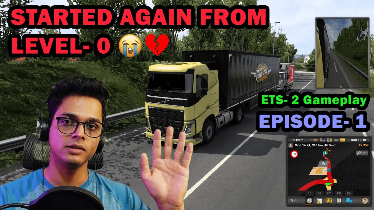 Euro Truck Simulator 2: Restarting from level zero in 2022 | Hindi Gaming | ETS 2 Macwin Gaming