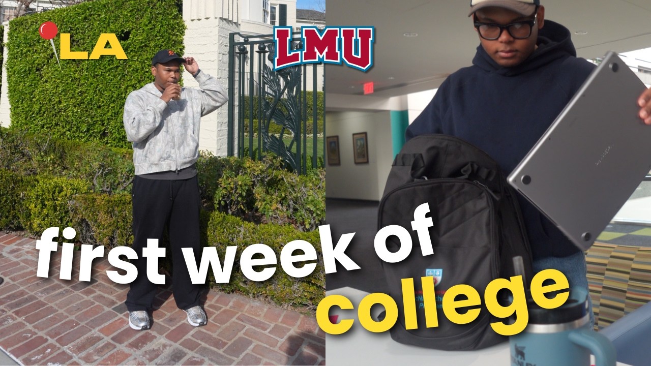 My FIRST WEEK OF COLLEGE (junior year at LMU)
