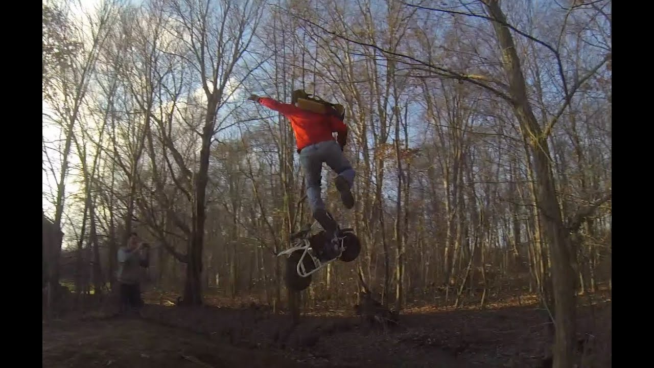 Insane mini bike crash
