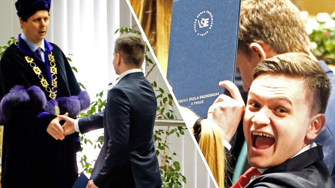 Můj bráška Jura se stal Inženýrem! | Slavnostní promoce na VŠE