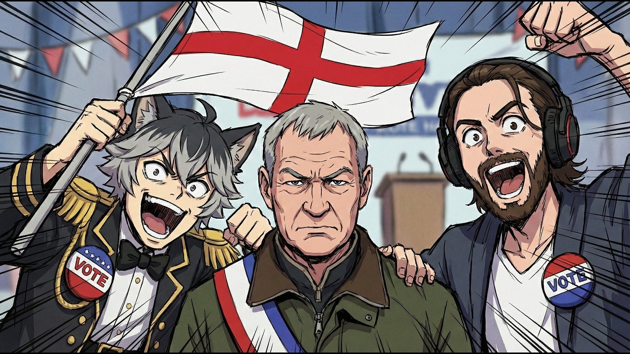 Asmongold and I LOVE the Restore Britain political party! 🤩