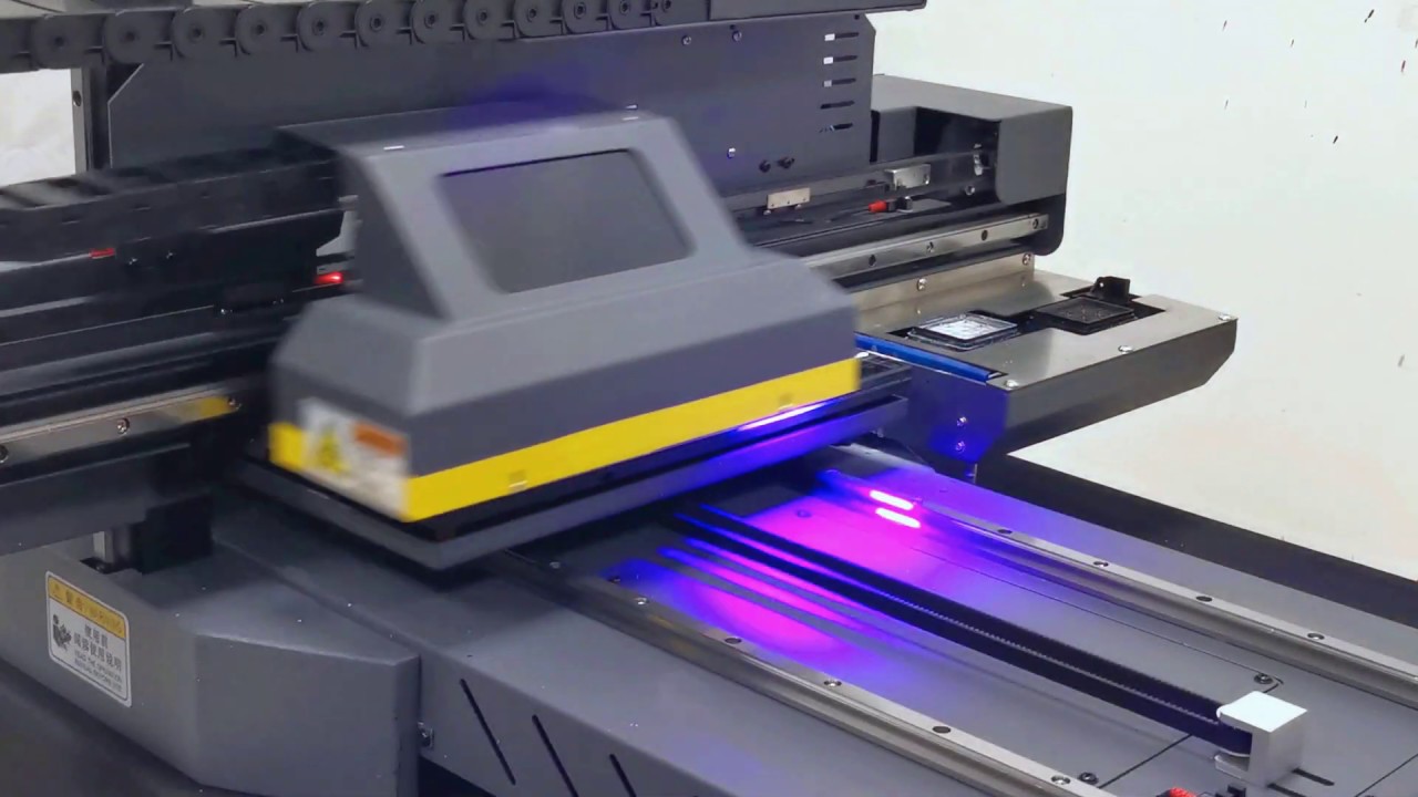 Step 4 Focus Inc. Combo Jet A3 plus UV flatbed printer test printing without ink
