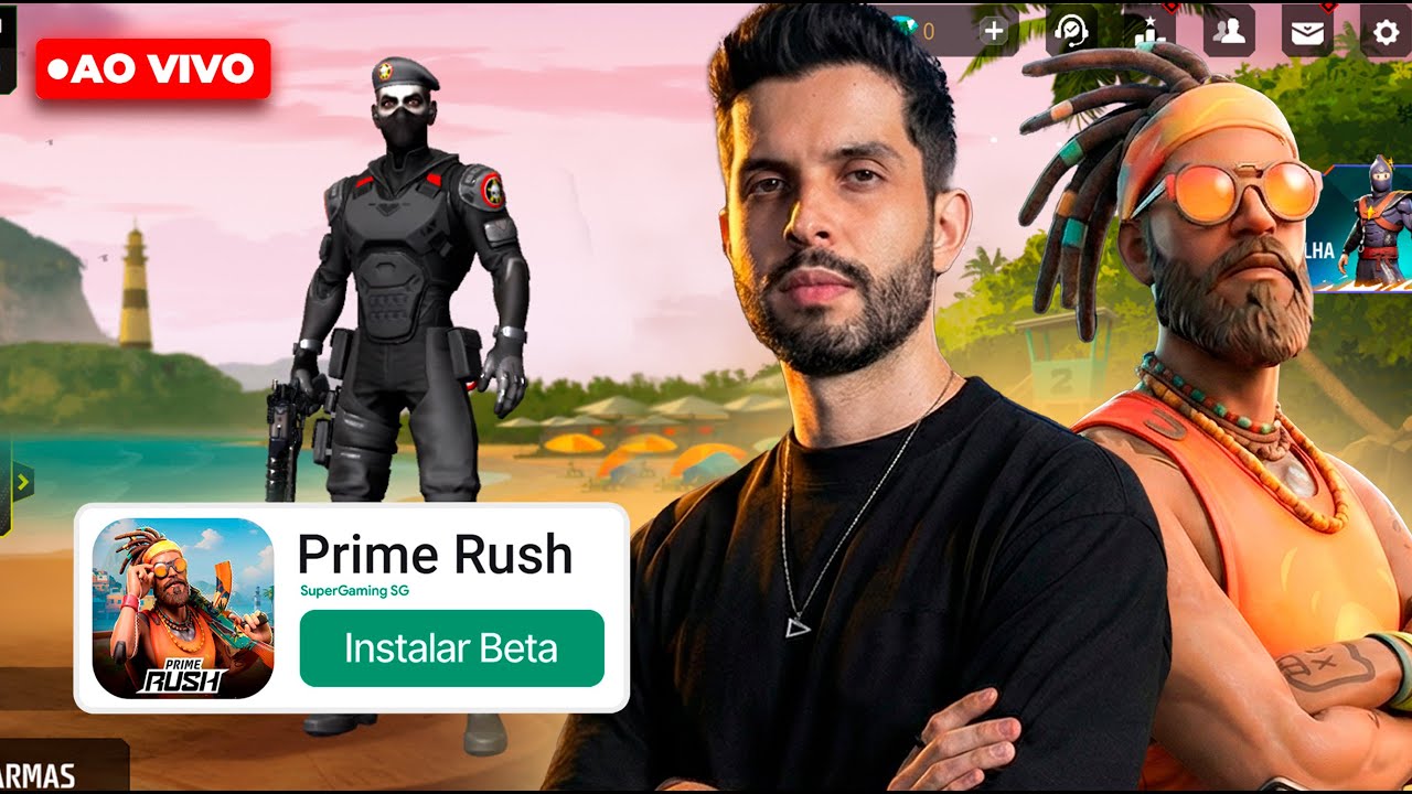 ACESSO LIBERADO!! NOVO BATTLE ROYALE PRIME RUSH!!