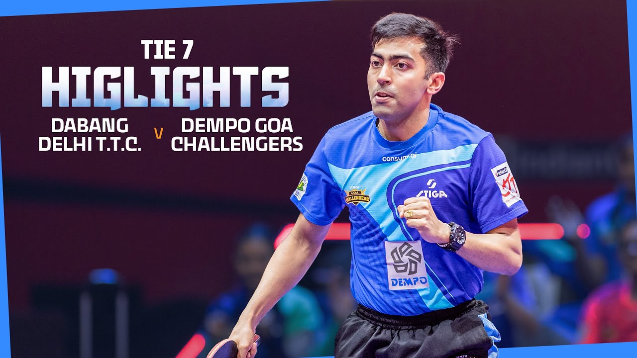 Dabang Delhi T.T.C. vs Dempo Goa Challengers | IndianOil UTT Season 6 | Tie 7 - Highlights