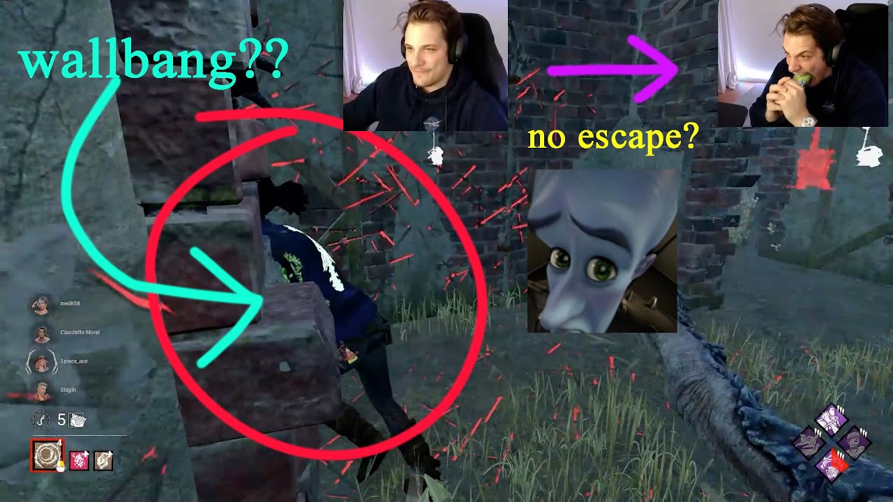 Epic DBD moments + Versing Streamers
