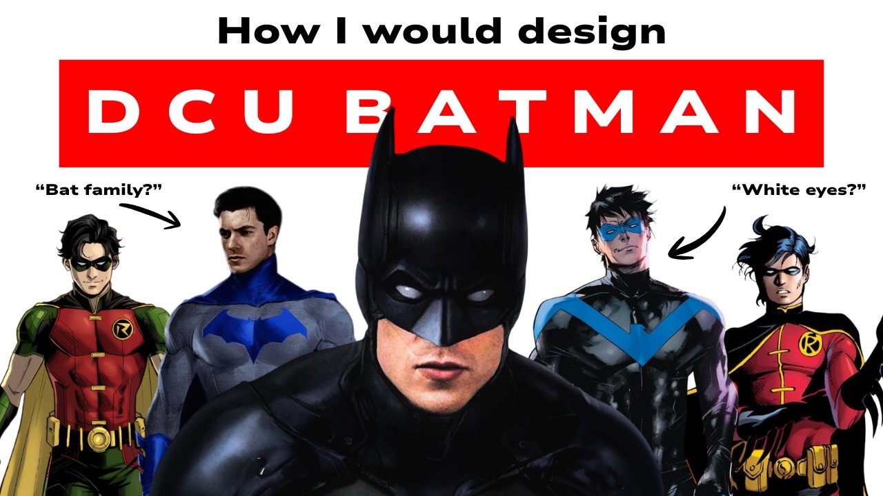 How I would design the DCU Batman...