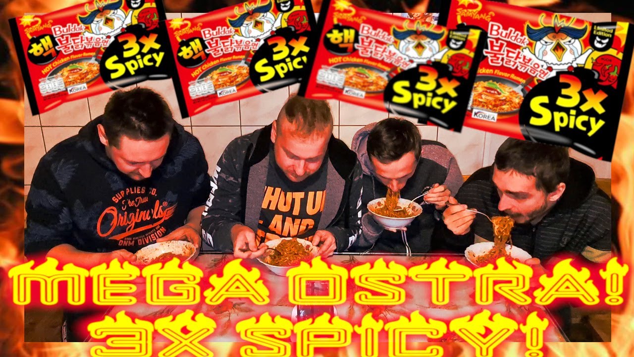 🔥🌶️  Samyang Buldak 3x Spicy 🌶️🔥 Najostrzejsza zupka chińska Wielki Test i hot Challenge Mega ostra!