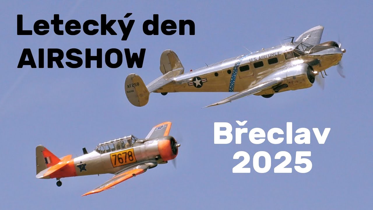 Leteck&yacute; den Břeclav 2025 | 4K