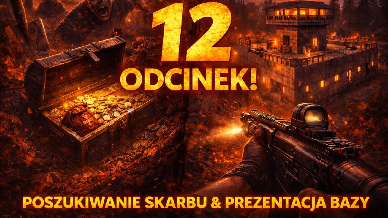Poszukiwanie skarbu i prezentacja bazy ! 34-36 dzień | 7 Days to Die #12