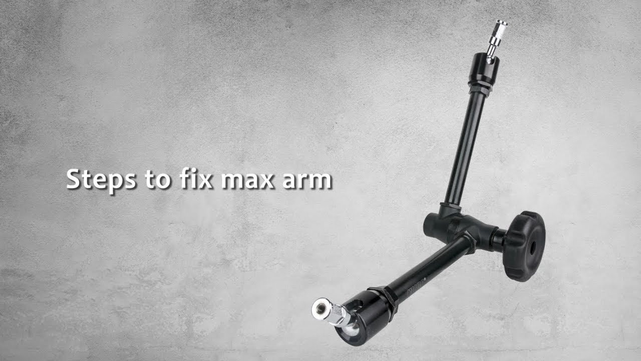 Steps to Fix / Adjust Max Arm (KCP-101/ KCP-101W)