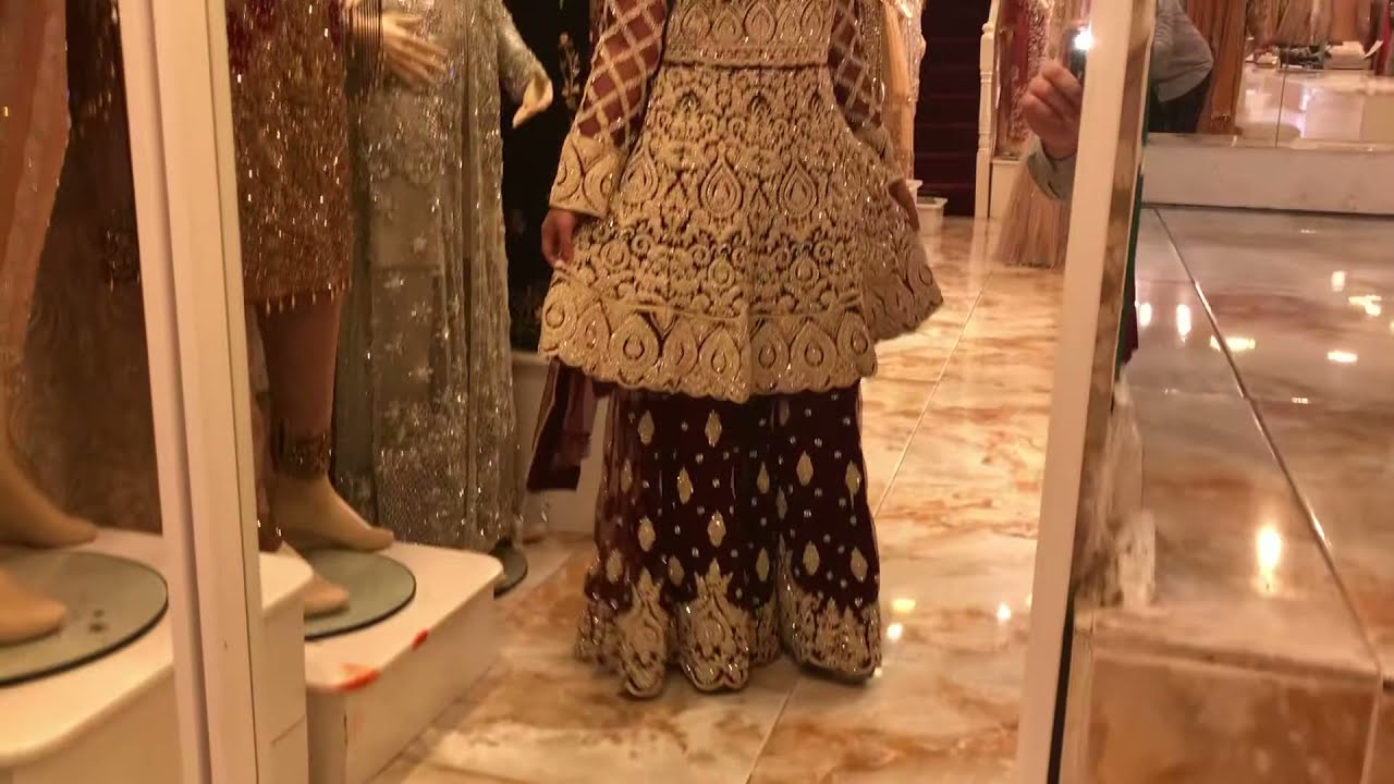 Ready made peplum sharara dress