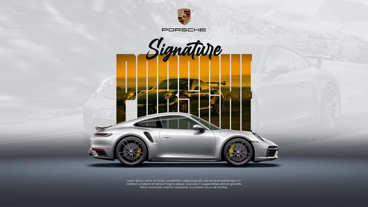 Create STUNNING Car Posters in Photoshop (2025 Tutorial!)